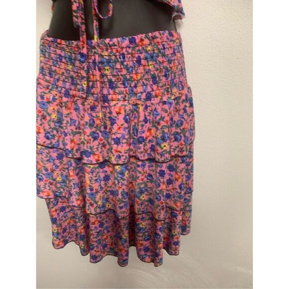 2 Piece Floral Patterned Skort And Top Set - Picture 6 of 7